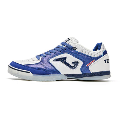 Top Flex 25 Futsal Shoes [White/White-Blue]