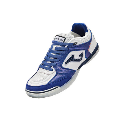 Top Flex 25 Futsal Shoes [White/White-Blue]