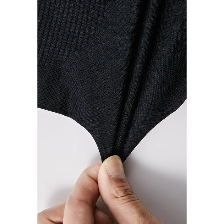 成人款跑步壓縮彈性長褲【黑】