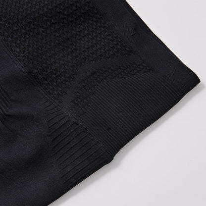 成人款跑步壓縮彈性長褲【黑】