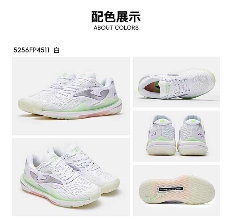 Women's new size 25 tennis shoes, ACE series [white/light blue]