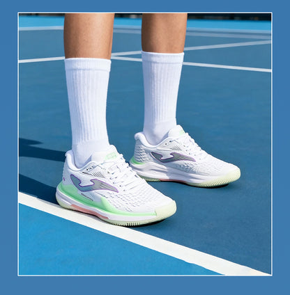 Women's new size 25 tennis shoes, ACE series [white/light blue]