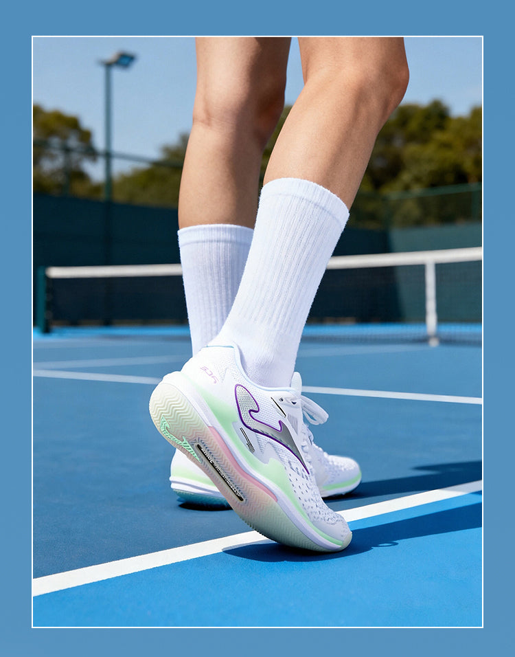 Women's new size 25 tennis shoes, ACE series [white/light blue]