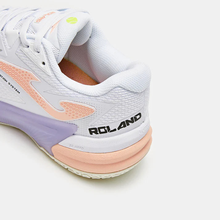 Women's Size 25 New ROLAND Series Tennis Shoes [White]