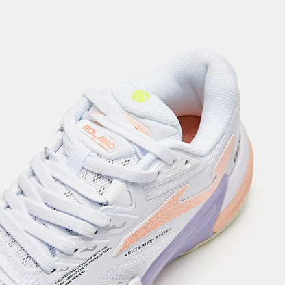 Women's Size 25 New ROLAND Series Tennis Shoes [White]