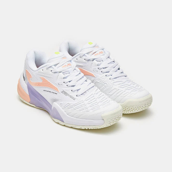 Women's Size 25 New ROLAND Series Tennis Shoes [White]