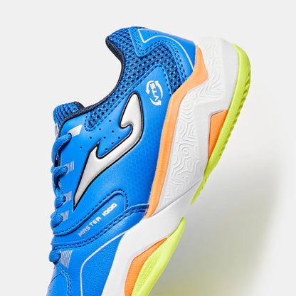 Kids' tennis shoes MASTER 1000 JR series [White/Blue]