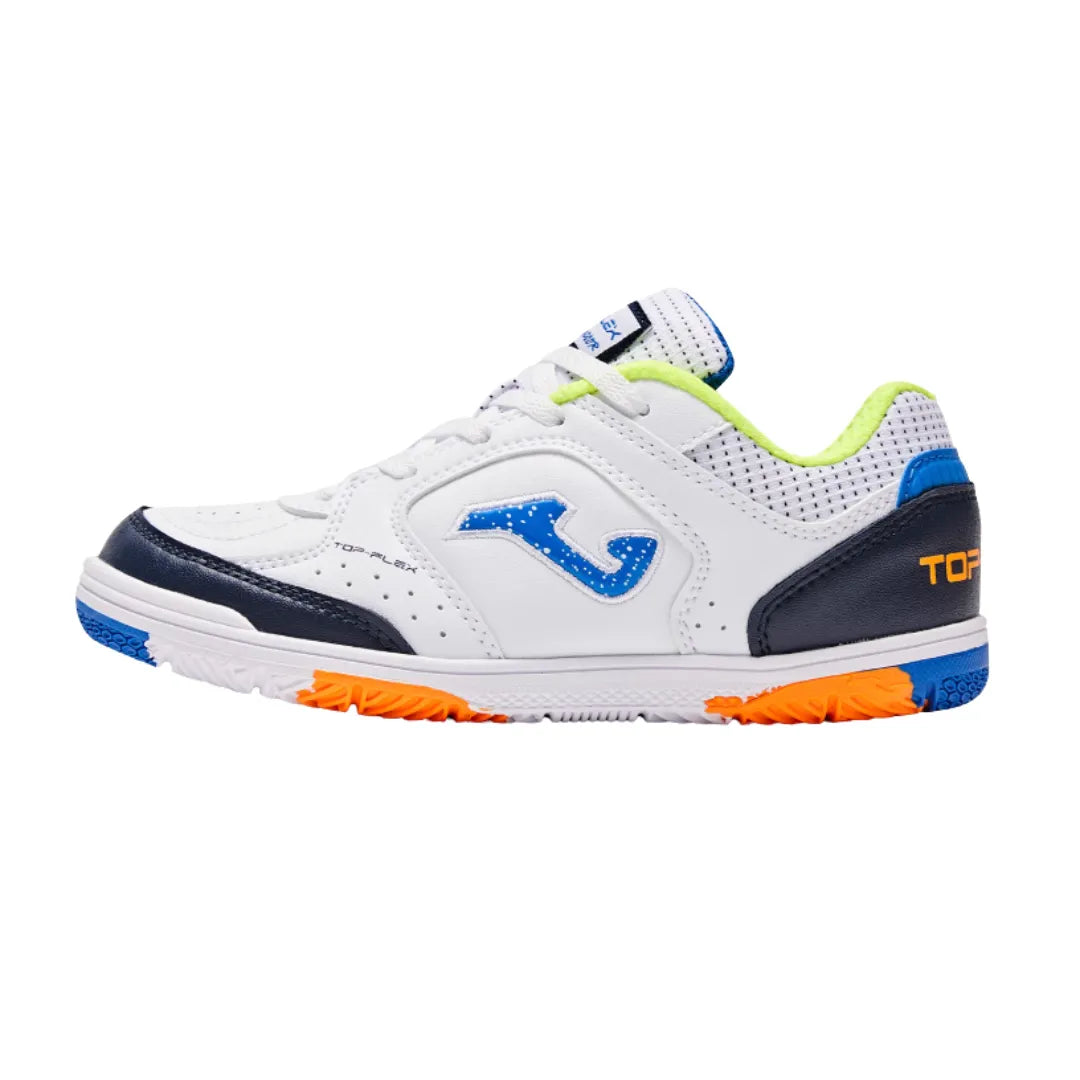 Children's Futsal Shoes CANCHA JR 2401 [Blue, Green and White]