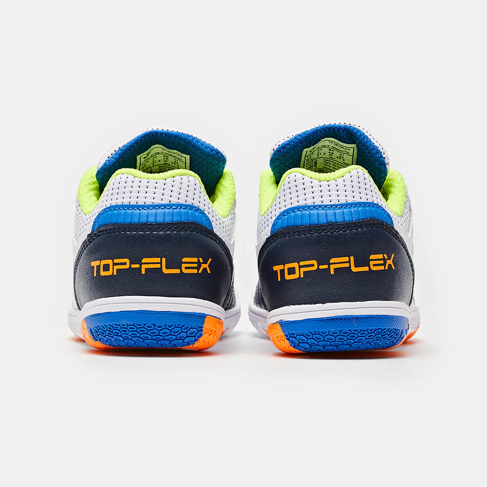 Children's Futsal Shoes CANCHA JR 2401 [Blue, Green and White]