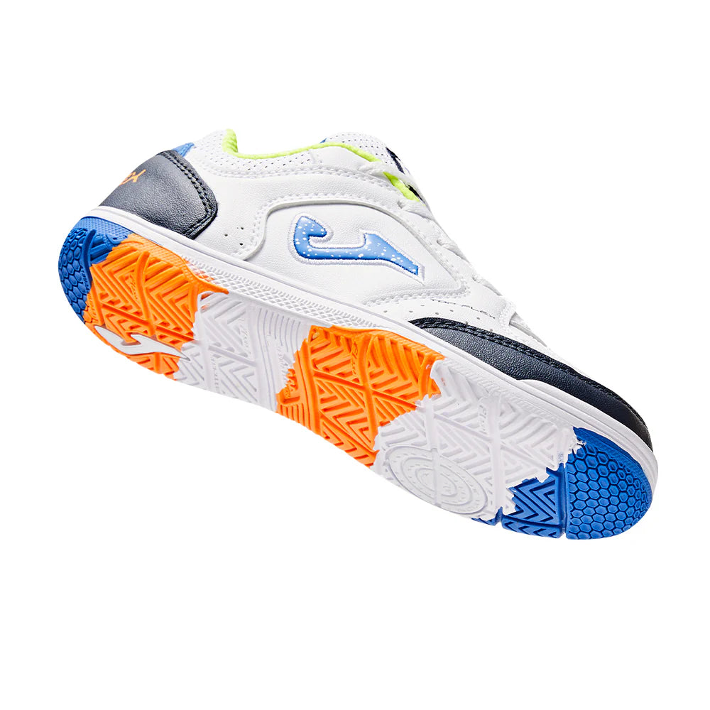 Children's Futsal Shoes CANCHA JR 2401 [Blue, Green and White]