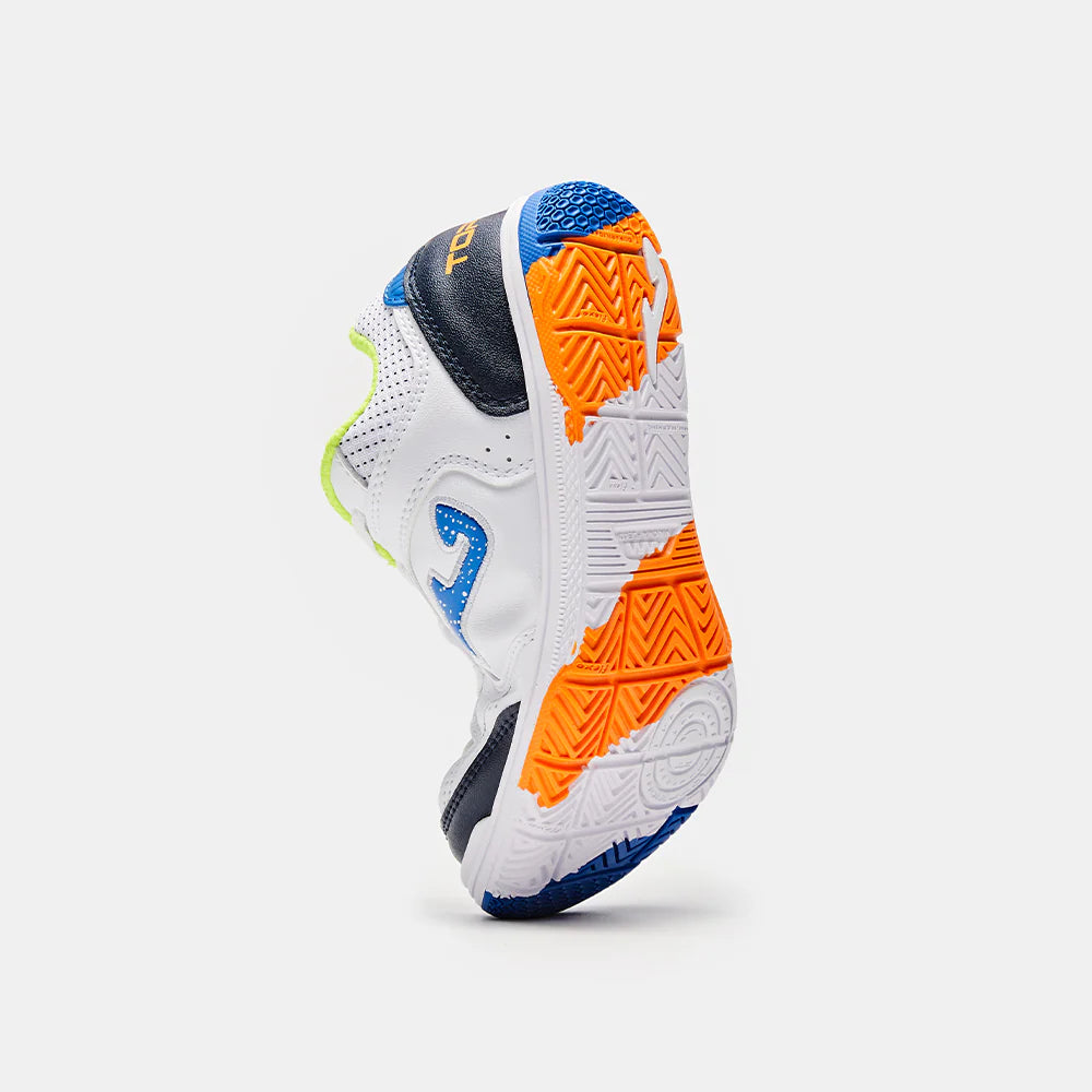 Children's Futsal Shoes CANCHA JR 2401 [Blue, Green and White]