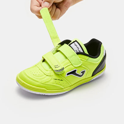 Children's Futsal Shoes CANCHA JR 2401 [Blue, Green and White]