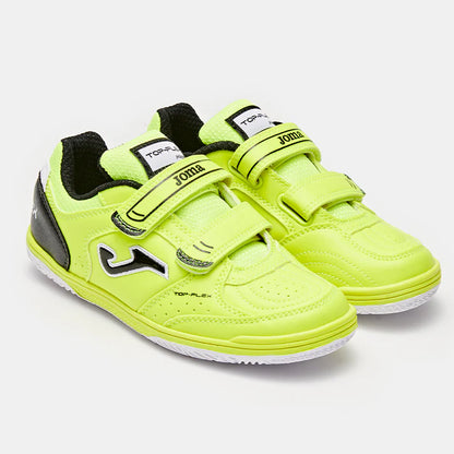 Children's Futsal Shoes CANCHA JR 2401 [Blue, Green and White]