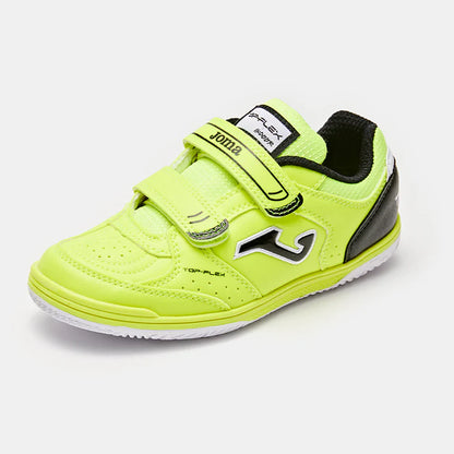 Children's Futsal Shoes CANCHA JR 2401 [Blue, Green and White]