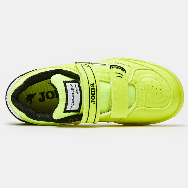 Children's Futsal Shoes CANCHA JR 2401 [Blue, Green and White]