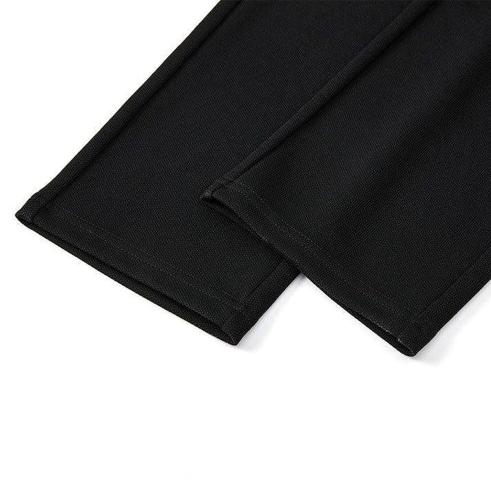 Men's Knit Straight Leg Athletic Pants [Black/Navy]