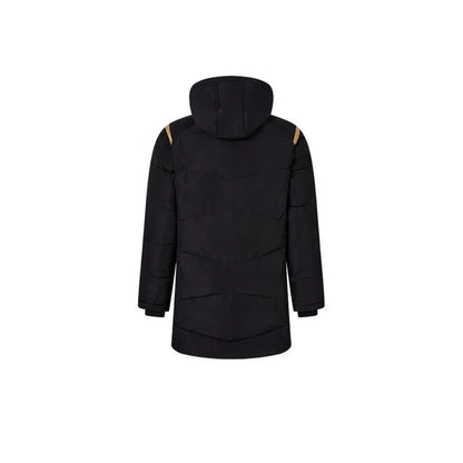 成人連帽中長款鋪棉外套~西班牙系列【黑/白/藏青/雲彩綠】