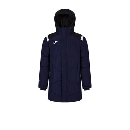 成人連帽中長款鋪棉外套~西班牙系列【黑/白/藏青/雲彩綠】