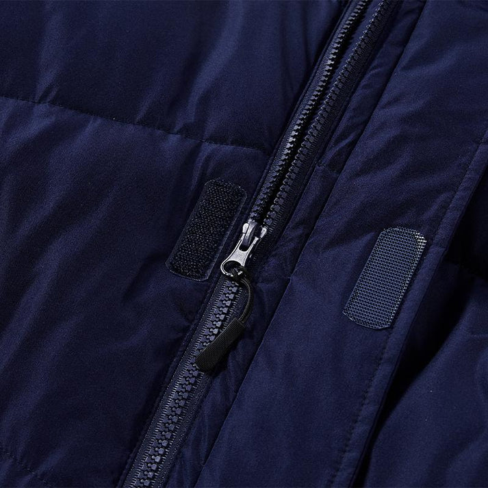 成人連帽中長款鋪棉外套~西班牙系列【黑/白/藏青/雲彩綠】