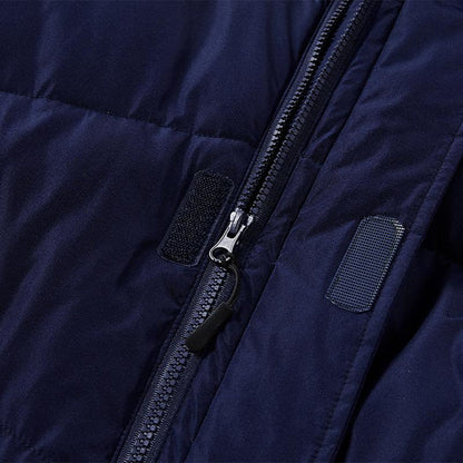 成人連帽中長款鋪棉外套~西班牙系列【黑/白/藏青/雲彩綠】