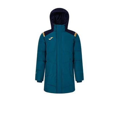 成人連帽中長款鋪棉外套~西班牙系列【黑/白/藏青/雲彩綠】