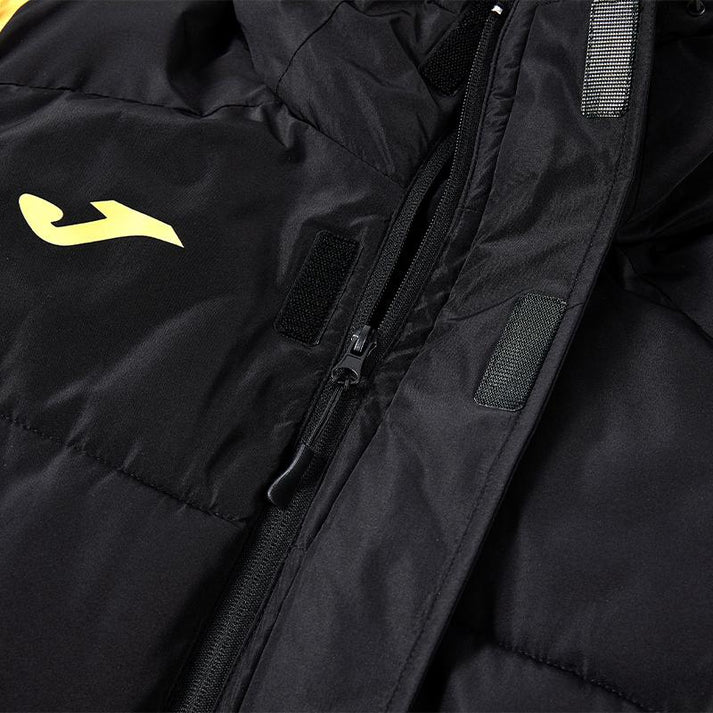 成人連帽長版鋪棉外套~西班牙系列【黑/白/藏青】