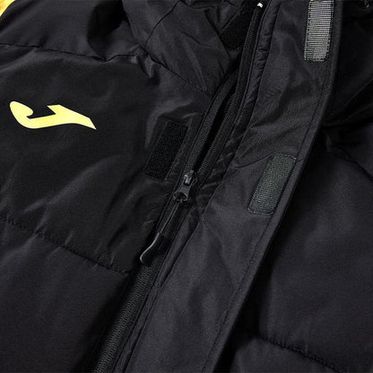 成人連帽長版鋪棉外套~西班牙系列【黑/白/藏青】