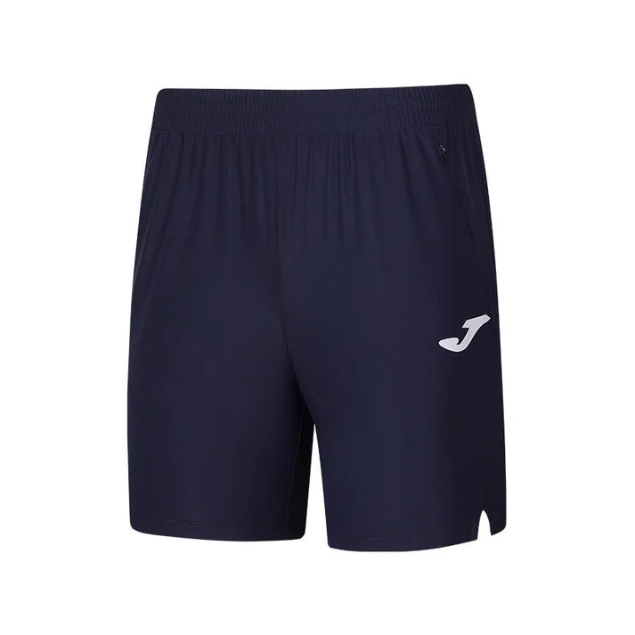 Ice-like lightweight sun protection UPF50+ sports shorts [black/navy blue]
