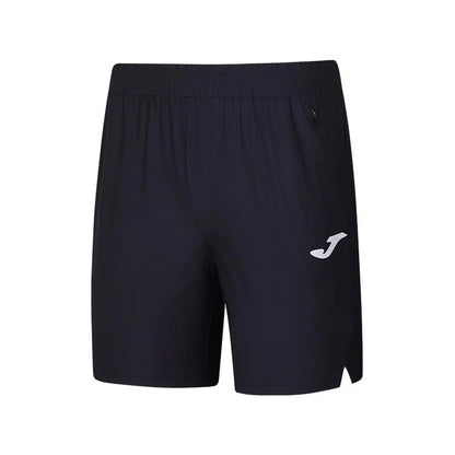 Ice-like lightweight sun protection UPF50+ sports shorts [black/navy blue]