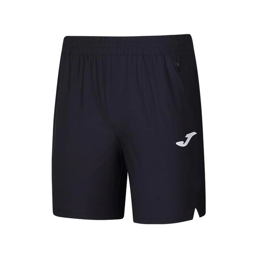 Ice-like lightweight sun protection UPF50+ sports shorts [black/navy blue]