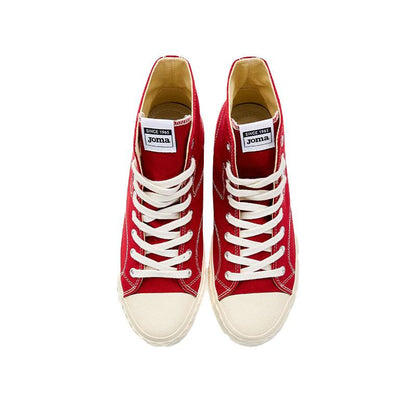 情侶款高筒經典休閒帆布鞋【酒紅】