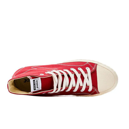 情侶款高筒經典休閒帆布鞋【酒紅】