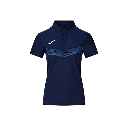 Unisex Chroma short-sleeved polo shirt (mesh/feather) [Black/White/Navy/Sky Blue]