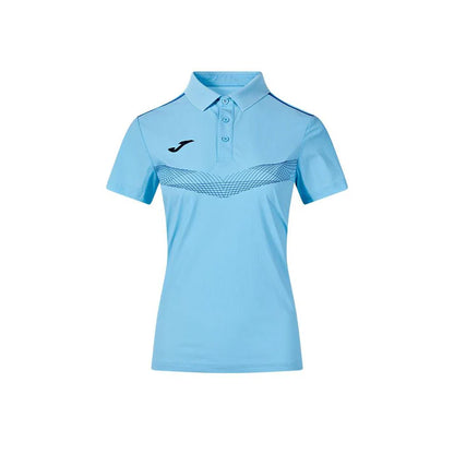 Unisex Chroma short-sleeved polo shirt (mesh/feather) [Black/White/Navy/Sky Blue]
