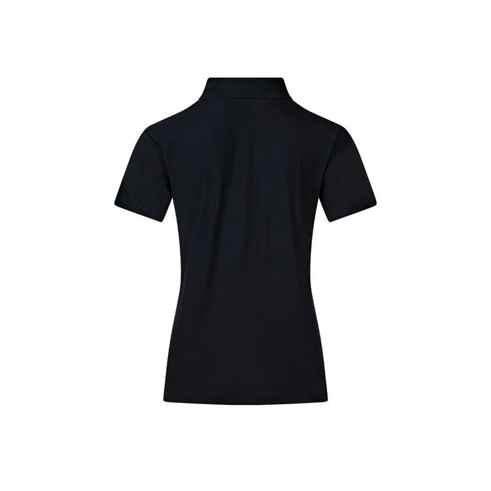 Unisex Chroma short-sleeved polo shirt (mesh/feather) [Black/White/Navy/Sky Blue]