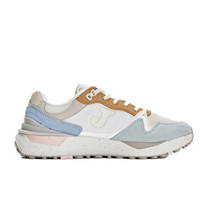 Women's suede retro casual sneakers [off-white/grey]