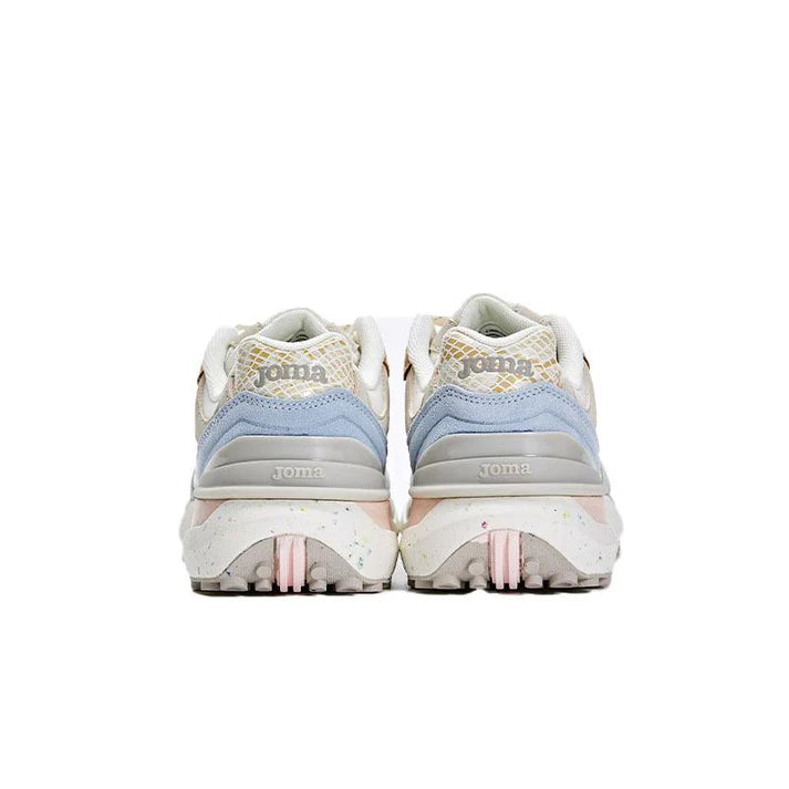 Women's suede retro casual sneakers [off-white/grey]