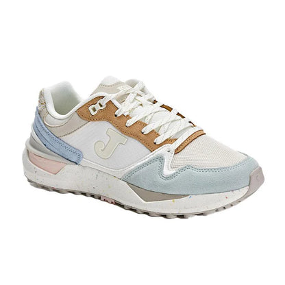 Women's suede retro casual sneakers [off-white/grey]