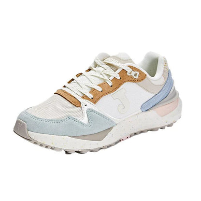 Women's suede retro casual sneakers [off-white/grey]