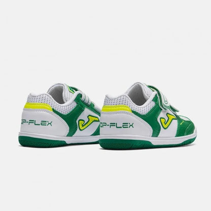 Children's Futsal Shoes CANCHA JR 2401 [Blue, Green and White]