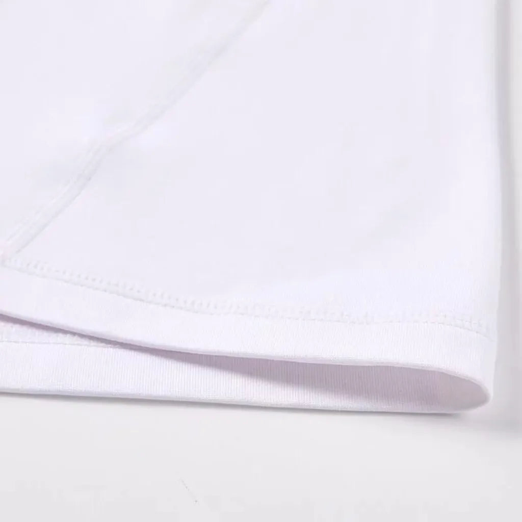 Children's quick-drying elastic tight bottoming shirt [sky blue/yellow/green/white/black]