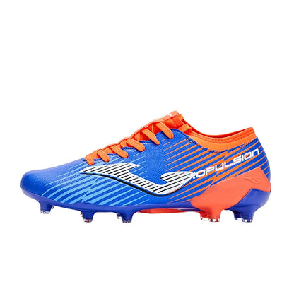 Adult football shoes PROPULSION 23 FG [blue and orange]