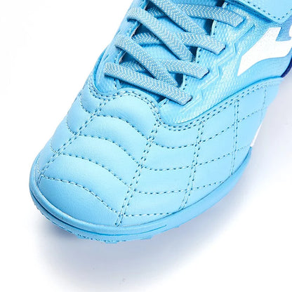 Children's Velcro spiked soccer shoes LIGA T1 - TF [Blue]