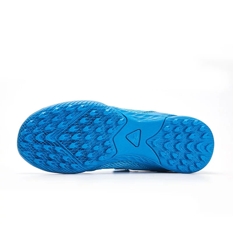 Children's Velcro spiked soccer shoes CHASER - TF [Dark Blue]