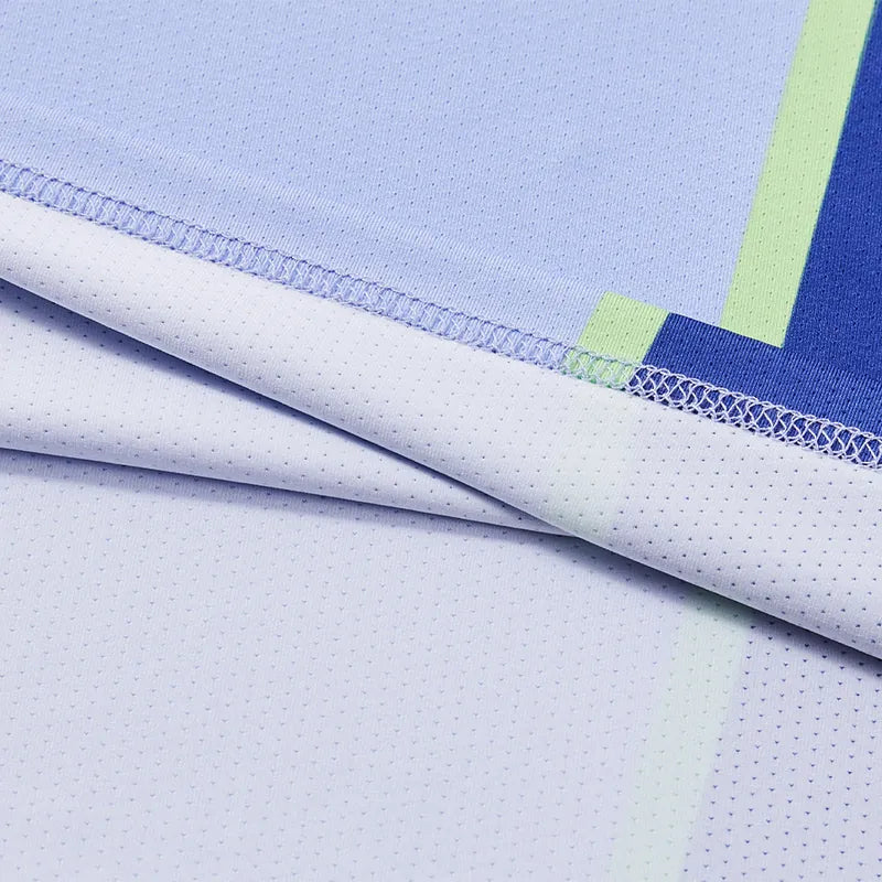 男女透氣網球T恤【藍色】