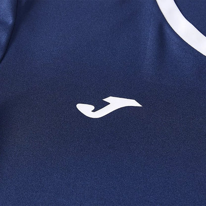 Women's V-neck quick-drying sports T-shirt [navy blue]