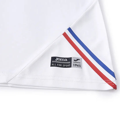 Men's V-neck quick-drying sports T-shirt [white]