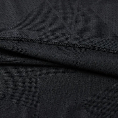 Women's mesh cool sports short-sleeved T-shirt [black]