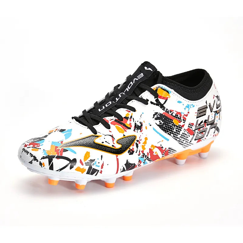 Adult Football Shoes EVOLUTION 23 FG- [White and Black]