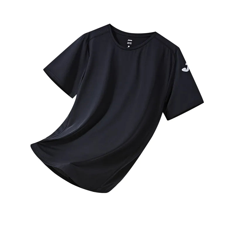 Men's short-sleeved T-shirt [black/white]